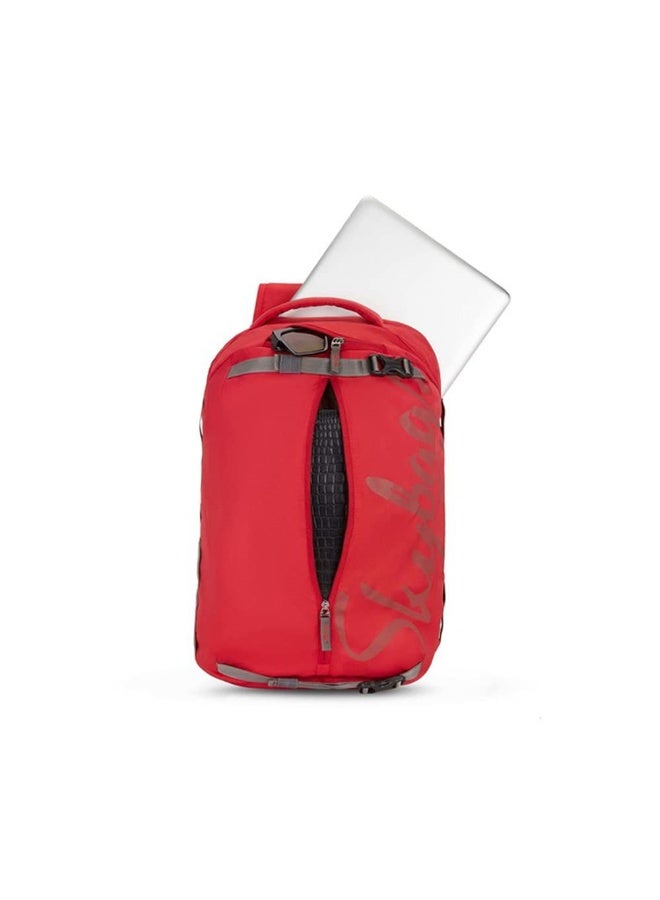 سكاي باجز Skybags Polyester Solid Offroader Nx 01 3 Compartment Laptop Backpack Red - Image 2